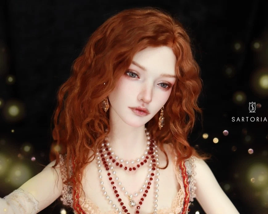 Limited Natural Curly Hair Ginger Red (7-8") Amadiz Wig - Photo 2/3