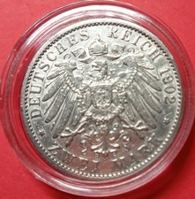 Wilhelm II 2 Mark Preußen 1902 A Silber Kaiserreich. Guten Zustand .