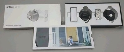 Level Lock Invisible Smart Lock Deadbolt WiFi Bluetooth Apple HomeKit Alexa Ring