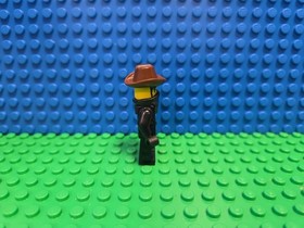 Lego Bandit 1 Minifigure Black Bart ww007 6761 6769 6762 Wild West Cowboy Lot