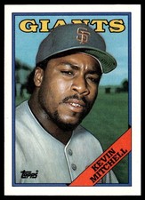1988 Topps Kevin Mitchell San Francisco Giants #497