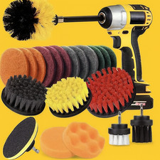 22-Pc Drill Brush Set – Heavy Duty Power Scrubber for Home & Outdoor Cleaning
