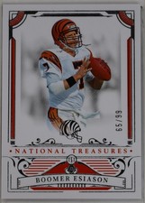 2025 Panini National Treasures Boomer Esiason #21 - /99