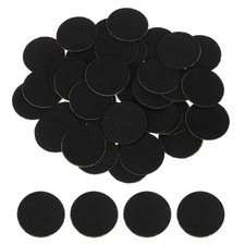 120Pcs Round Felt Circles 25mm 1" Non-Woven Felt Fabric Sticker Black