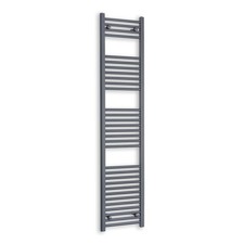 Electric Towel Radiator Anthracite Thermostatic Heated Rail Pre-Filled UK