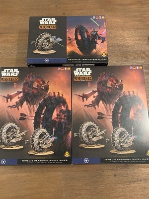 Star Wars: Legion - TSMEU-6 Personal Wheel Bike and Grievous Wheel Bike Bundle