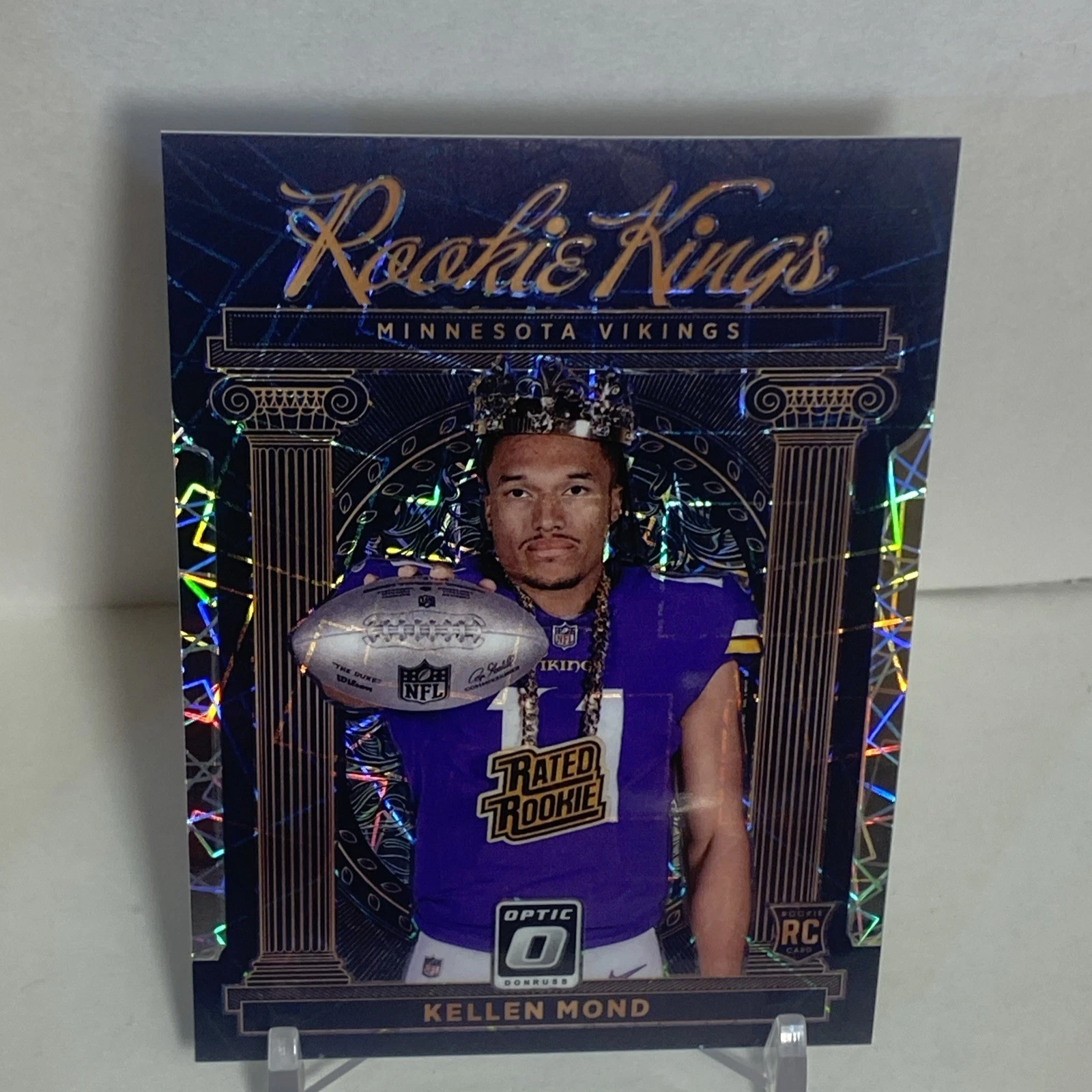 See Photos 2021 Donruss Optic Rookie Kings Kellen Mond Rookie RK-17  Vikings SSP