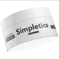 Simpletics Hair Clay for Men Vanilla Scent   Natural 6 Ingredient Matte Stylin
