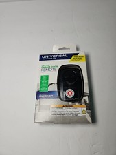 Universal by Chamberlain REMOTE 2 Button Garage Door Opener KLIK5U-SS 3982/NEW