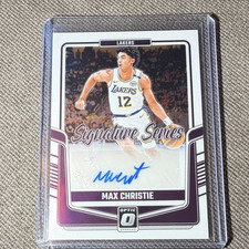 Panini Donruss Optic 2024-25 Signature Series Max Christie SS-MAX Autograph