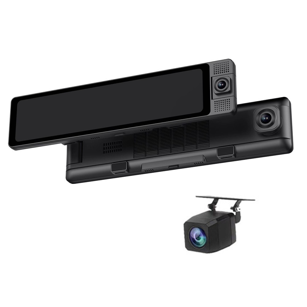 12"" 4G WIFI Car DVR Camera Android 13 Dash Cam Smart Rearview Mirror For Carplay