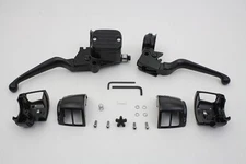 Contour Style Handlebar Control Kit Black fits Harley Davidson