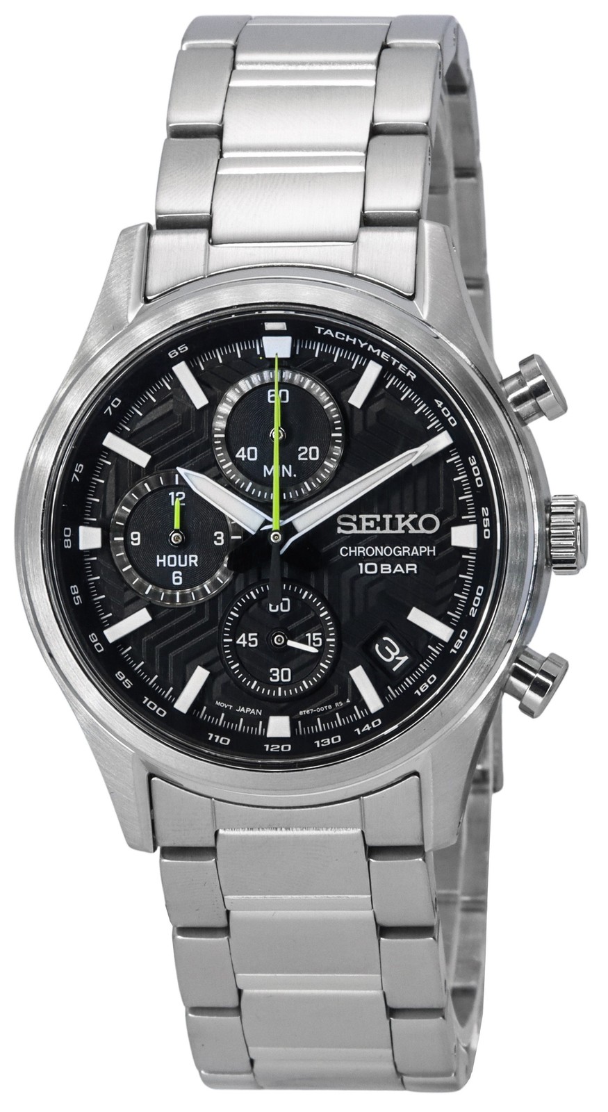 Seiko Neo Sports Men's Black Watch - SSB419P1
