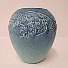 Rookwood Pottery 1922 Vase 2589 Sea Green Raised Floral Matte Glaze RP XXII