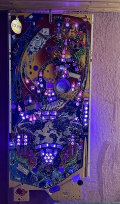Wall Playfield GnR CE Pinball + LED Light TOP! wie neu