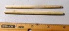 Genuine Large Bone Hairpipe Trade Beads Lot of 2 A-10 — photo 2