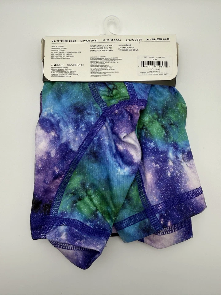 CALZONCILLO BOXER HOMBRE AMERICAN EAGLE GALAXY NEBULA FLEX TALLA M (32/34) Foto 2 de 3