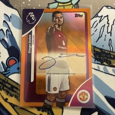 Topps Diogo Dalot Premier League 2025/2026 Manchester United, Autographed /25