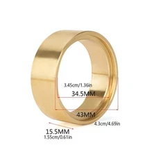 4pcs Brass Wheel Hub Counterweight Adapter for FMS FCX24 Power WAGON 1/24 RC Car