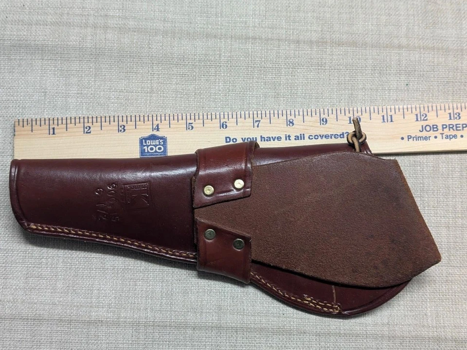 Кожаная кобура для пистолета TRIPLE K cross draw DROVER 6-1/2 дюйма средние револьверы 9598 мм - Изображение 4 из 4