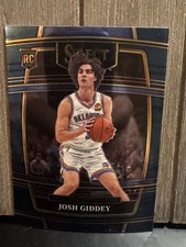 2021-22 Panini Select Basketball rookie card Josh Giddey OKC