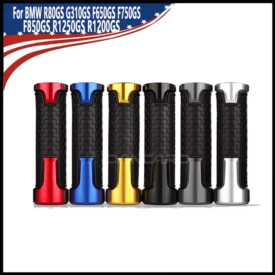 7/8'' Rubber Handlebar For BMW R80GS G310GS F650GS F750GS F850GS R1250GS R1200GS Foto 2 de 4