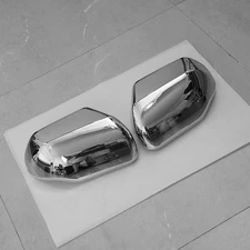 For 2021 2022 2023 Toyota Tundra Chrome Door Side Mirror Covers Trim Cap LH + RH
