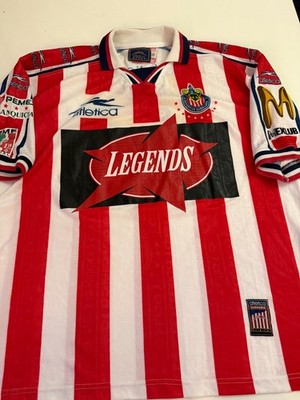 Atletica Chivas Guadalajara #14 1999-2000 Vintage Soccer Jersey Men s Size XL