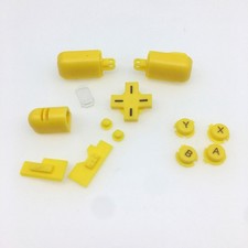 Yellow Replacement ABXY L R D-Pad Cross Button Full Buttons Set For DS Lite NDSL