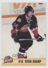2001-02 Owen Sound Attack Team Issue Ryan Sharp #14 0a4