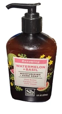 Soapbox Softening Moisturizing Liquid Hand Soap watermelon & basil  8 oz