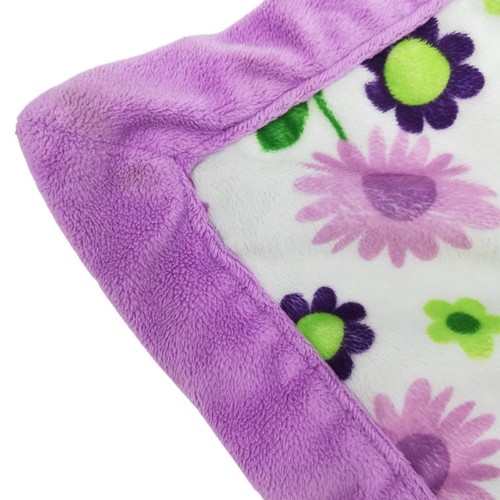 Carters Purple Flower Bear Plush Lovey Lovie Security Blanket Lilac Lavender - Picture 4 of 9