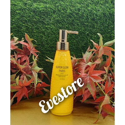 X 1 Bottle Super-glow Paris GOLD. flawless Glow Body Lotion 300ml x1  