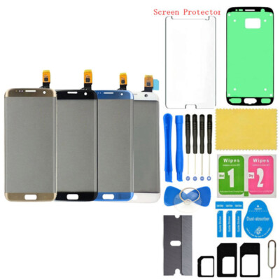 For Samsung Galaxy S7 Edge G935 Front Touch Screen Digitizer Display Glass +Tool