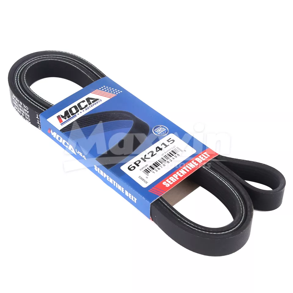 Serpentine Belt Component Kit Fit 96-02 Chevrolet Express 1500 GMC Savana 2500 - Image 3 of 4