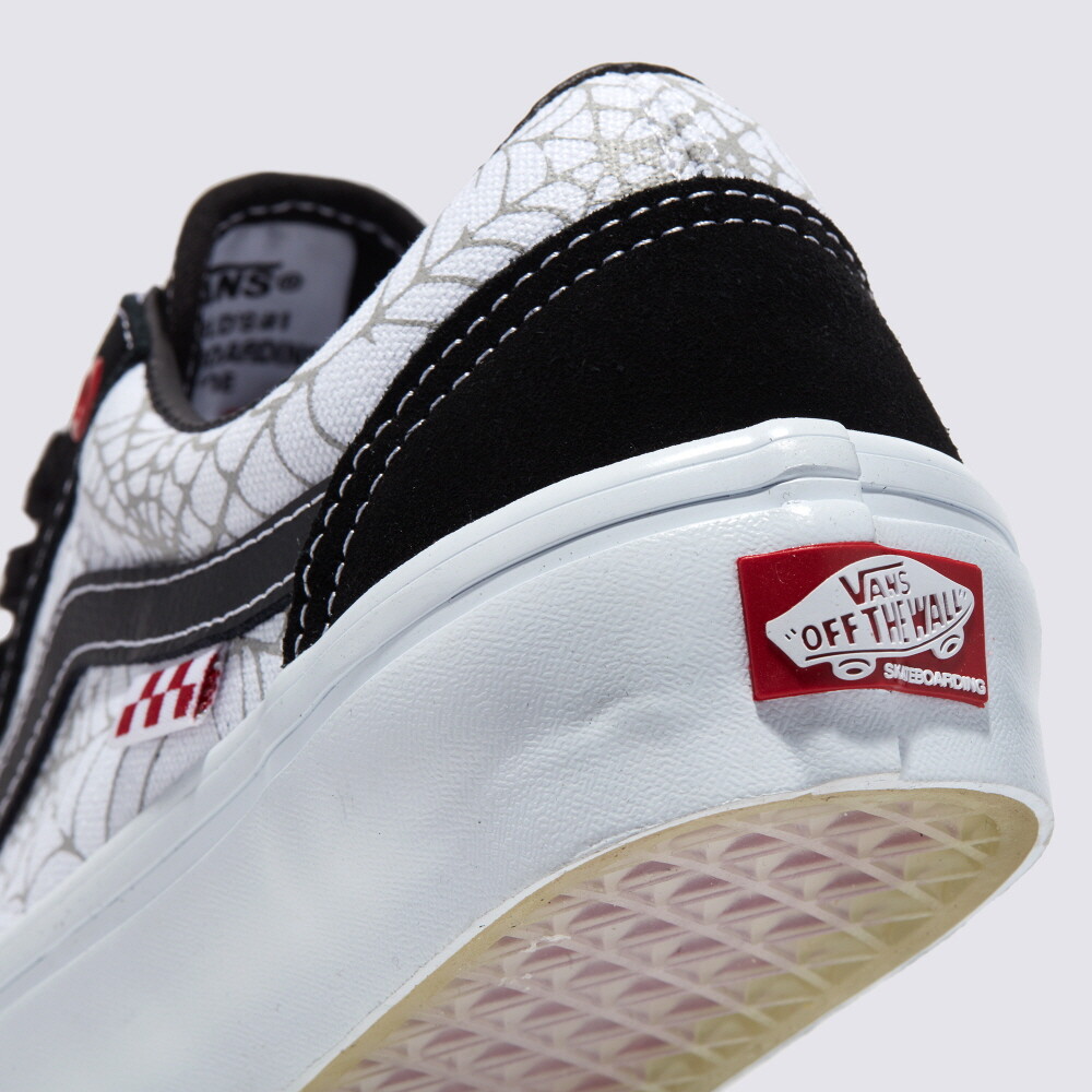 スケートボード Vans Old Skool Black Windon Spider Black New Vans Skate Old Skool Black Widow Spider Black/White/Red
