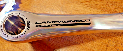 Campagnolo Veloce CT Crankset Power Torque 170mm 50-34T Silver With Chainring - Picture 11 of 13
