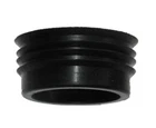 50mm Black Rubber Key Seal / Cone / Plug - Seals Toilet  Flush Pipe & Pan Insert