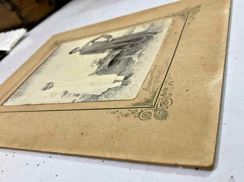 OLD VINTAGE RARE INDIAN PRINCE / YUVRAJ BLACK & WHITE LITHO PHOTO ON CARDBOARD - Picture 6 of 12