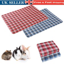 Guinea Pig Cage Liners | Bedding Washable Pee Pads Reusable Fleece Waterproof UK