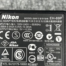 Genuine Nikon EH-69P Wall USB Plug Charger AC Adapter OEM Authentic Tested