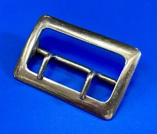 Vintage North & Judd Anchor Dual Two Prong Rectangular Replacement Belt Buckle