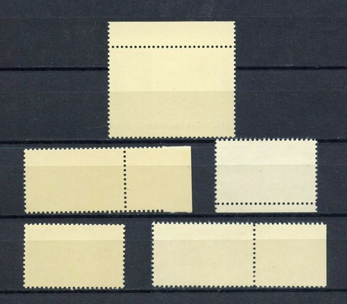 SET OF 5 AIRMAIL STAMPS - PLEASE SEE PHOTO'S - 45 TO 50 CENT - UNUSED -OG - MNH - Picture 2 of 2