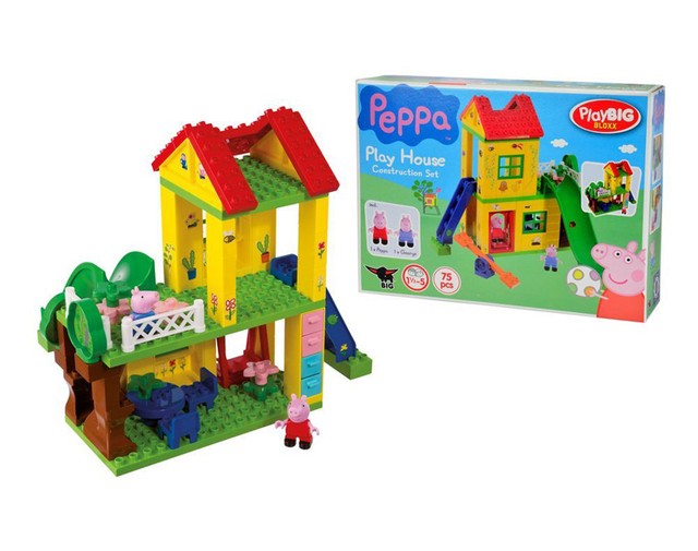 peppa pig toy house building set