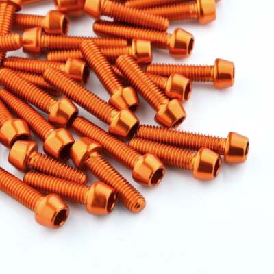 Aprilia Pegaso Strada 650 05-09 Aluminium Socket Cap Engine Kit Orange