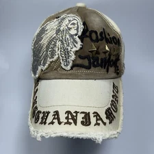 Distressed Baseball Cap Embroidery Indian Big Logo Star Fashion Jamont Yangguan