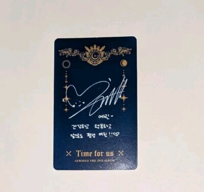 GFriend time for Us Limited Edition Yerin Jung Photocards PC