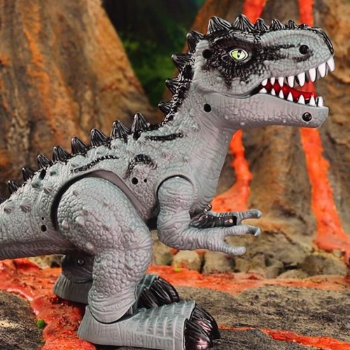 Kinder Spielzeug Tyrannosaurus Dinosaurier Rex Dino mit Gehen Brüllen Licht DHL - Bild 7 von 12
