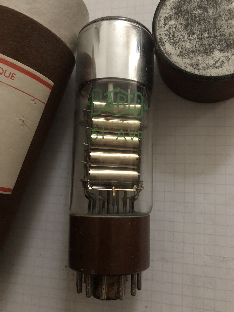 Tube Valve Lampe 53AVP Dario - Dimensions 52x148mm - Neuf Dans Sa Boîte D'origine