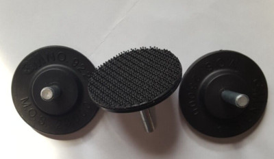3pc 3M 922 Surface Conditioning Disc Pad Holder 2''MM7494 Hook Loop 1/4''Shaft P4B